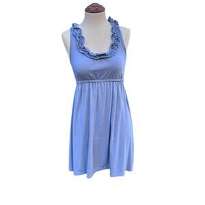 Derek Heart Dress Ruffles Sleeveless Elastic Waist Women's Size Small
